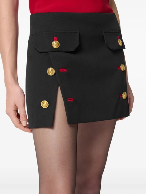 Versace Medusa Head-button mini skirt - Black - zdjęcie produktu nr 2