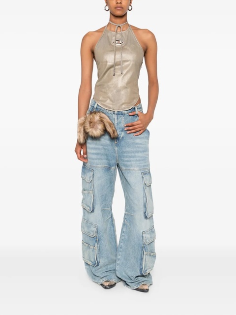 Diesel multi-pocket cargo jeans - Blue - zdjęcie produktu nr 2