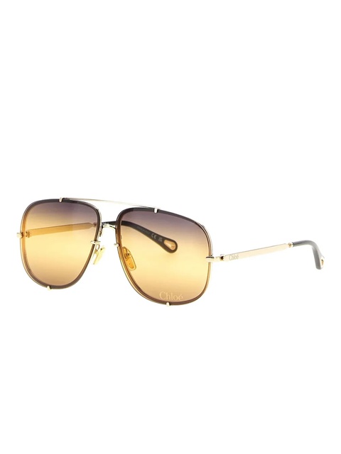 Chloé pilot-frame sunglasses - Gold - zdjęcie produktu nr 2