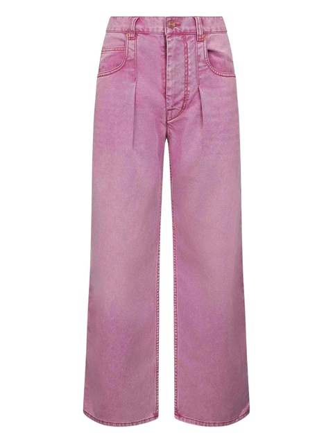 ISABEL MARANT pleat-front jeans - Pink - zdjęcie produktu nr 2
