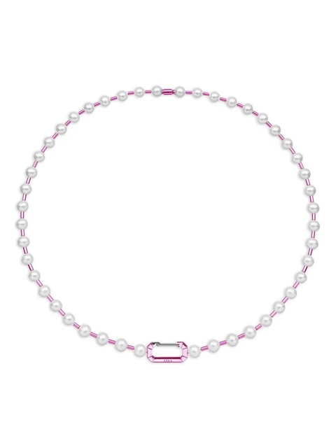 EÉRA 18K white gold Vita pearl necklace - Pink - zdjęcie produktu nr 1