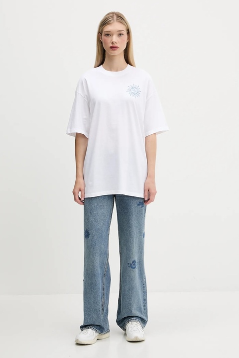 Hugo Blue t-shirt bawełniany damski kolor biały 50547957 - zdjęcie produktu nr 2