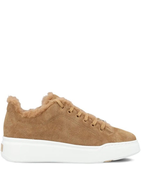 Max Mara suede-leather sneakers - Brown - zdjęcie produktu nr 1