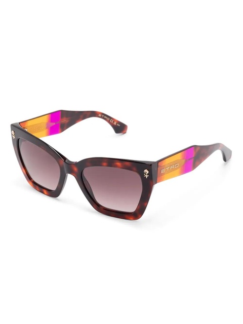 ETRO butterfly-frame sunglasses - Brown - zdjęcie produktu nr 2