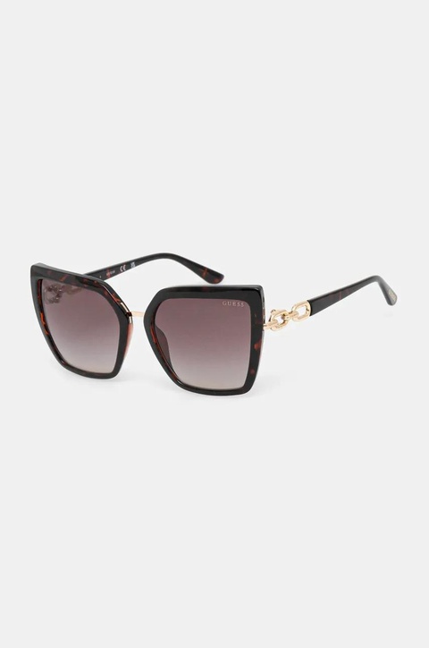 Guess okulary przeciwsłoneczne damskie kolor czarny GU00160_5552F - zdjęcie produktu nr 1