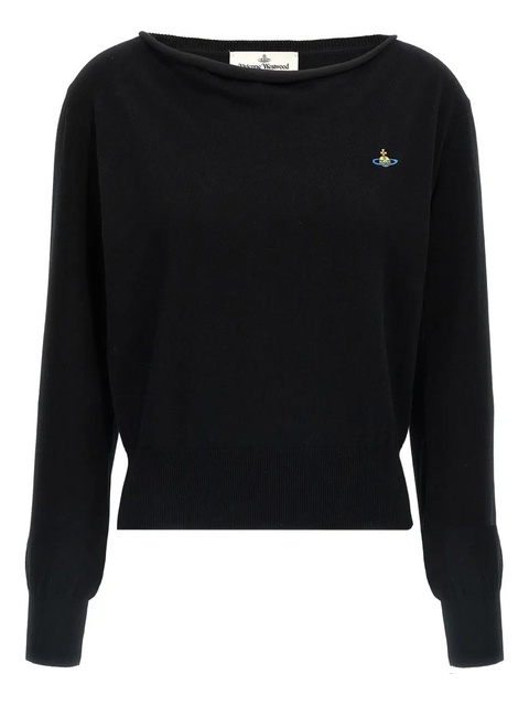 Vivienne Westwood Pamela Orb-embroidered sweater - Black - zdjęcie produktu nr 1