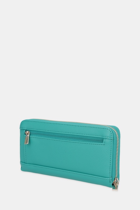 Guess portfel LAUREL damski kolor zielony SWZG74 59146 - zdjęcie produktu nr 2