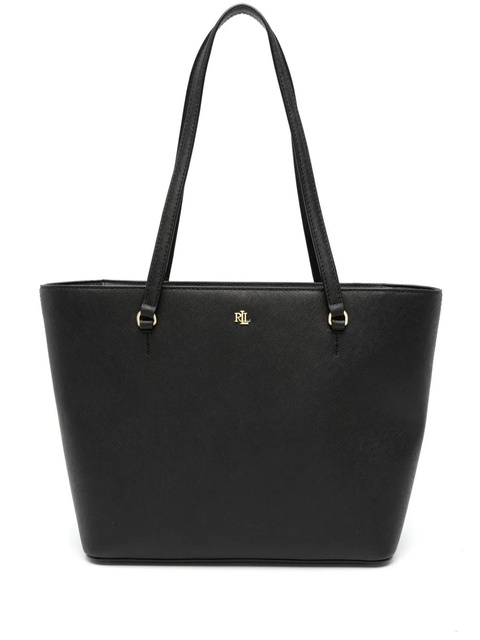 Lauren Ralph Lauren medium Karly leather tote bag - Black - zdjęcie produktu nr 1