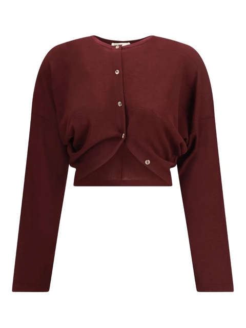 KHAITE Finn cardigan - Red - zdjęcie produktu nr 1