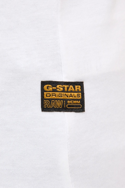 G-Star t-shirt bawełniany damski kolor biały D26062-336 - zdjęcie produktu nr 2