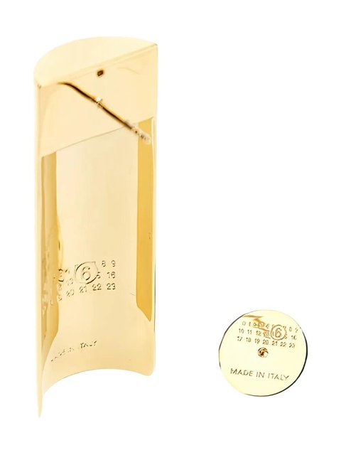MM6 Maison Margiela Numeric earrings - Gold - zdjęcie produktu nr 2