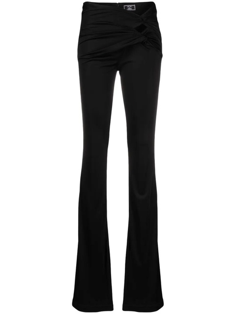 Versace x Dua Lipa knotted flared trousers - Black - zdjęcie produktu nr 1