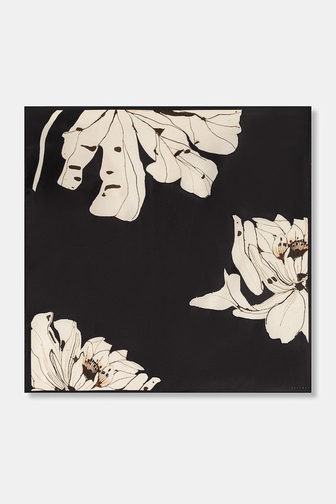 Sisley chusta damska kolor czarny wzorzysta 6TUUW51TF - zdjęcie produktu nr 1