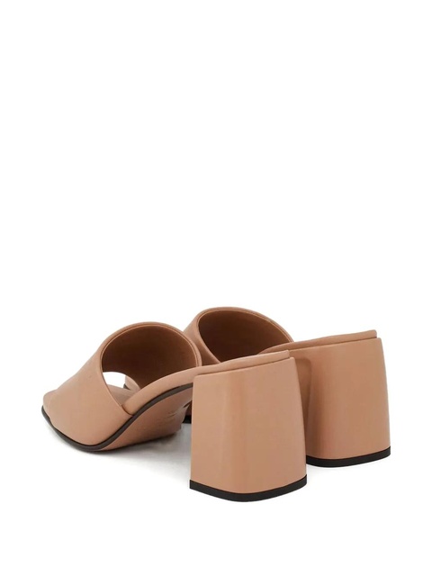 Jimmy Choo 70mm Lena embossed square toe sandals - Brown - zdjęcie produktu nr 2