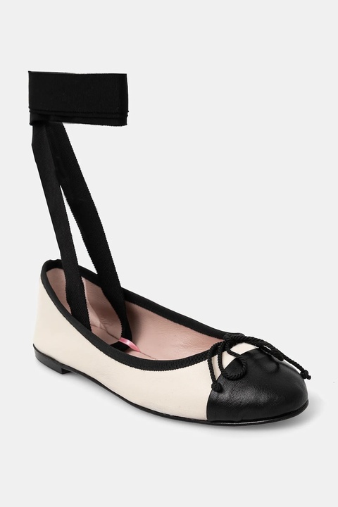Pretty Ballerinas baleriny skórzane Nicole kolor beżowy 52067_A - zdjęcie produktu nr 1