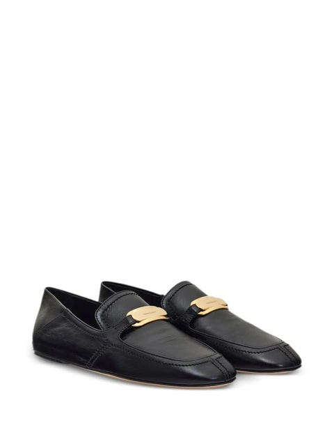 Ferragamo logo-plaque leather loafers - Black - zdjęcie produktu nr 2