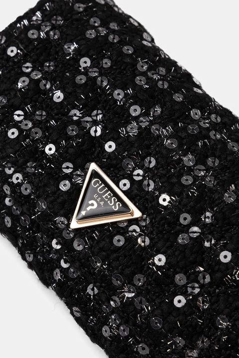 Guess torebka z wełną GIULLY kolor czarny HWBB87 48750 - zdjęcie produktu nr 2