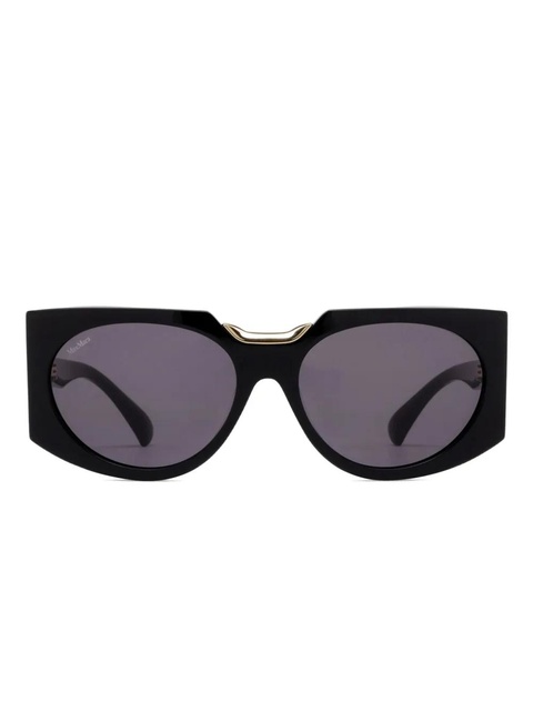 Max Mara Eyewear oval-frame sunglasses - Black - zdjęcie produktu nr 1