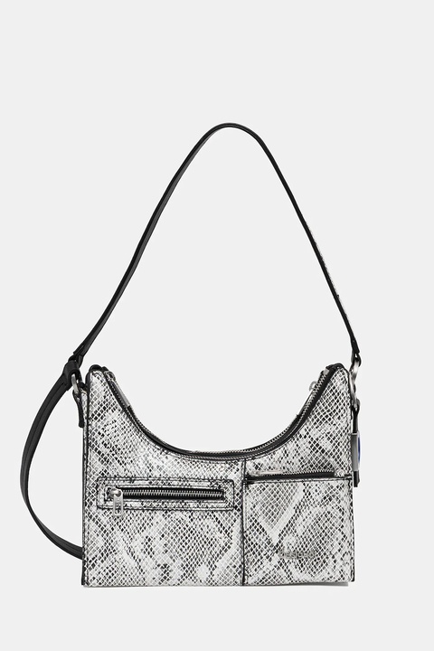 Desigual torebka DELTA VEGA OLIVE kolor czarny 25WAXPB7 - zdjęcie produktu nr 1