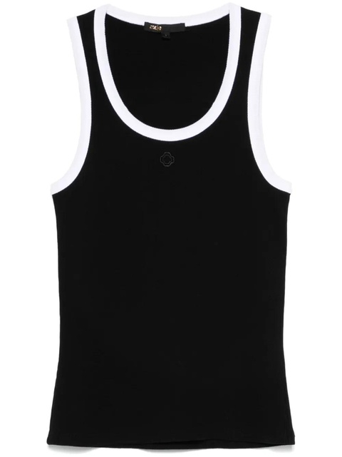 Maje clover-motif tank top - Black - zdjęcie produktu nr 1