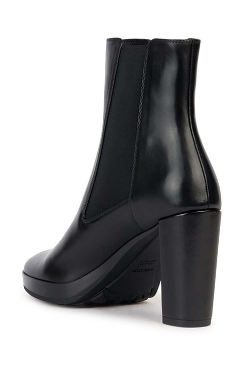 Geox botki skórzane D WALK PLEASURE 85 damskie kolor czarny na słupku D35TFC 00043 C9999 - zdjęcie produktu nr 2
