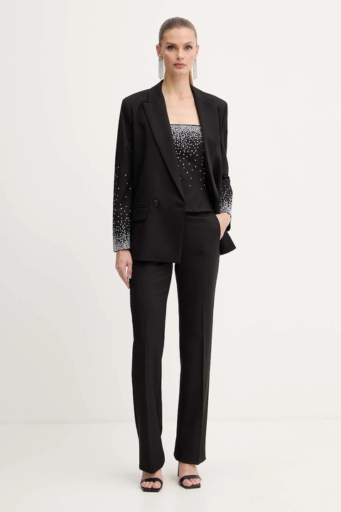 Marella marynarka kolor czarny oversize 2523046152200 - zdjęcie produktu nr 2