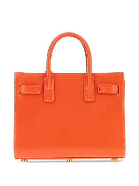 Saint Laurent leather top-handles tote bag - Orange - zdjęcie produktu nr 2