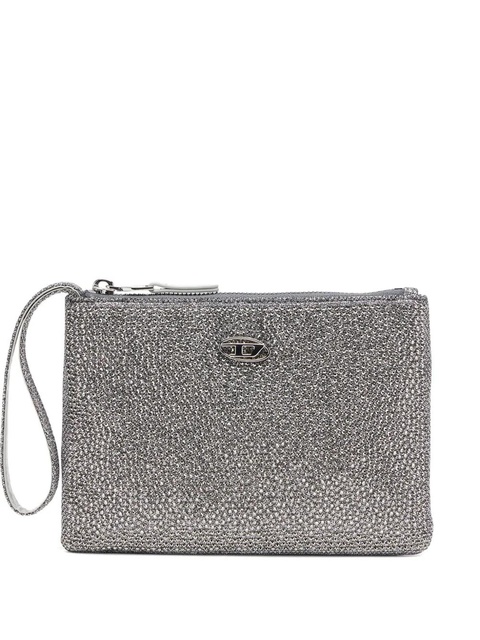 Diesel crystal-embellished wallet - Silver - zdjęcie produktu nr 1
