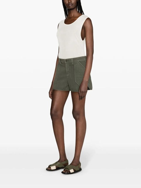 Zadig&Voltaire Sei twill mini shorts - Green - zdjęcie produktu nr 2