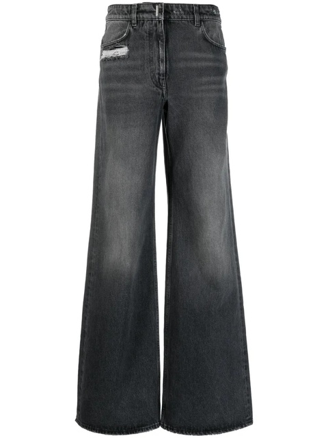 Givenchy mid-rise flared jeans - Black - zdjęcie produktu nr 1