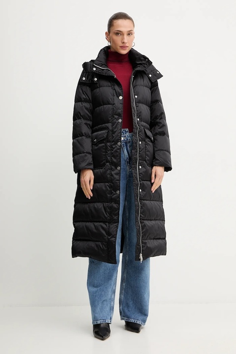 Liu Jo sweter damski kolor bordowy lekki z golfem MF5229 MS49I - zdjęcie produktu nr 1