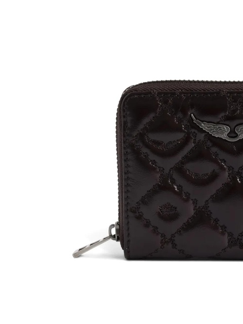 Zadig&Voltaire mini monogram quilted mini wallet - Brown - zdjęcie produktu nr 2