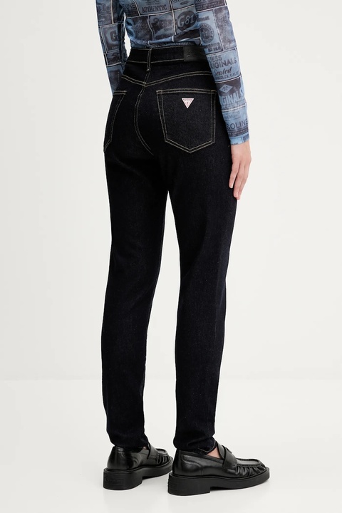 Guess Jeans jeansy damskie kolor granatowy W4BA92 D5CB4 - zdjęcie produktu nr 2