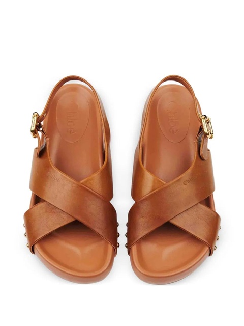 Chloé Mae studded sandals - Brown - zdjęcie produktu nr 2