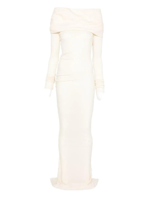 ENTIRE STUDIOS Cavalier draped maxi dress - Neutrals - zdjęcie produktu nr 2