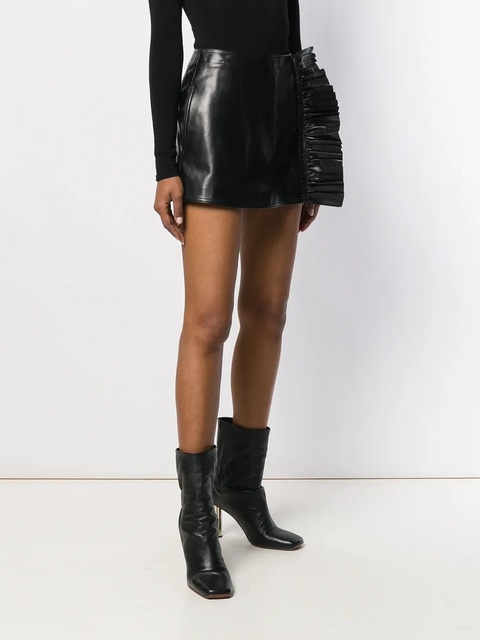 Valentino Garavani frill trim shorts - Black - zdjęcie produktu nr 2