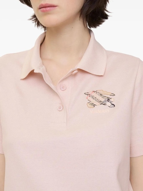 Burberry cotton polo shirt - Pink - zdjęcie produktu nr 2