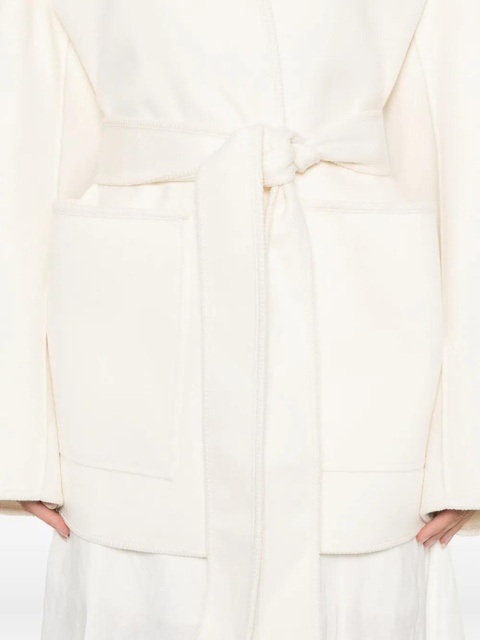 Róhe belted wool jacket - White - zdjęcie produktu nr 2
