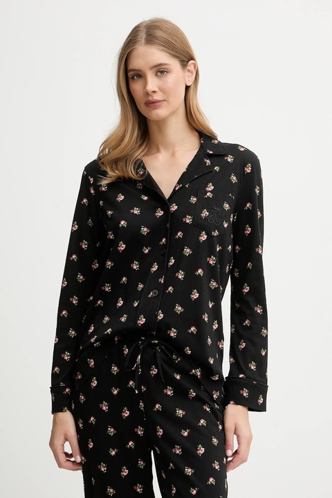 Lauren Ralph Lauren piżama damska kolor czarny ILN92467F - zdjęcie produktu nr 2