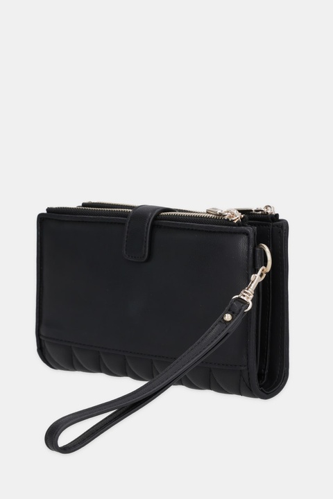 Guess portfel VALLA damski kolor czarny SWQG81 22157 - zdjęcie produktu nr 2