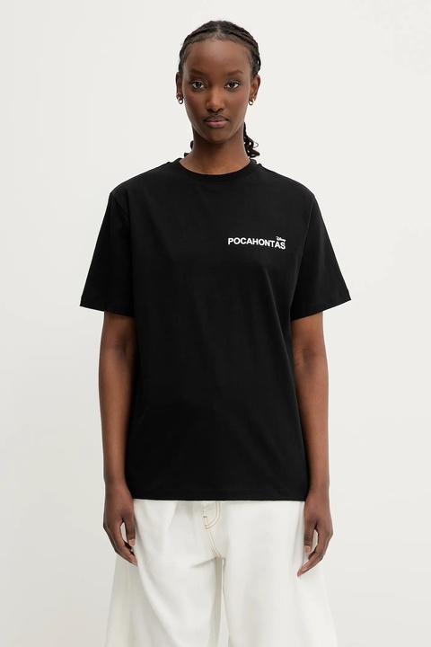 Coperni x Disney t-shirt bawełniany Pocahontas damski kolor czarny DJS03F5036POC - zdjęcie produktu nr 1