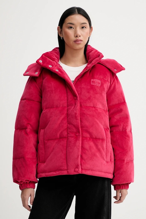 Tommy Jeans kurtka kolor różowy zimowa DW0DW21668 - zdjęcie produktu nr 1