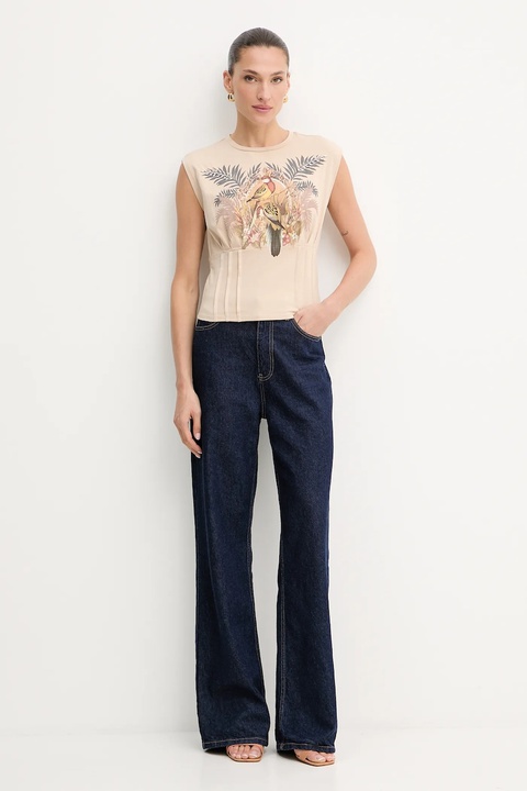 Guess top PARAKEET kolor beżowy W5YI33 K49A1 - zdjęcie produktu nr 2