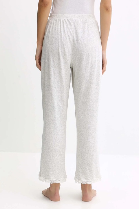 Tommy Hilfiger spodnie piżamowe damskie kolor szary gładkie UW0UW06074 - zdjęcie produktu nr 2