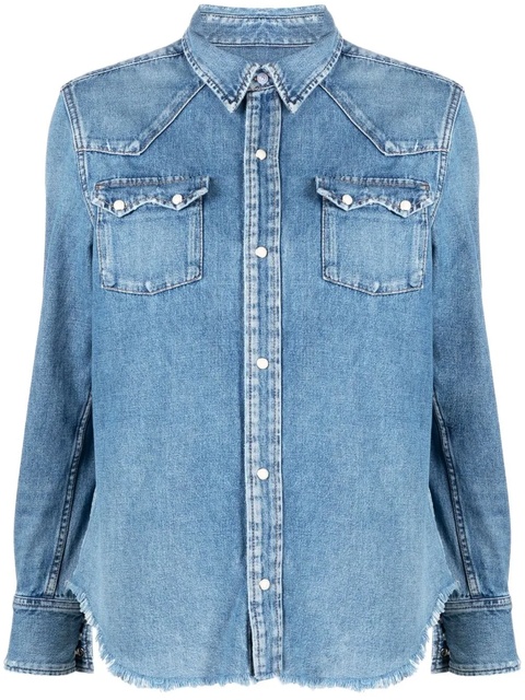 RE/DONE cotton denim jacket - Blue - zdjęcie produktu nr 1