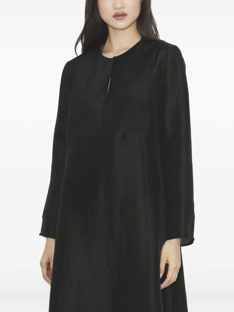 Tory Burch pleated-panel caftan - Black - zdjęcie produktu nr 2