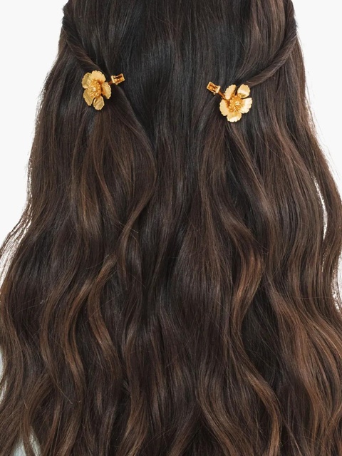 Jennifer Behr Collette barrette (set of two) - Gold - zdjęcie produktu nr 2