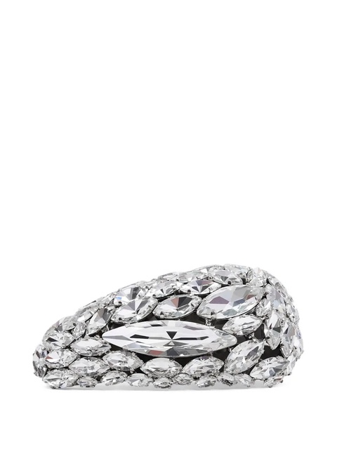 AREA crystal-embellished triangle hairclip - Silver - zdjęcie produktu nr 2