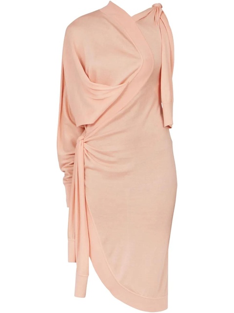 Ferragamo asymmetric knitted dress - Pink - zdjęcie produktu nr 1