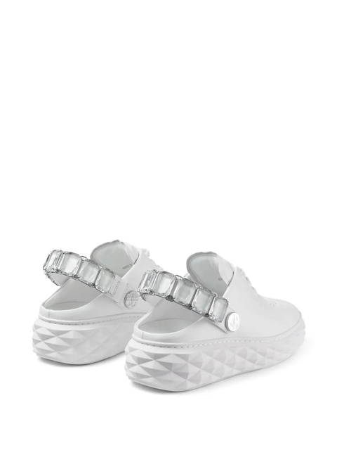 Jimmy Choo Diamond Maxi Sling slippers - White - zdjęcie produktu nr 2